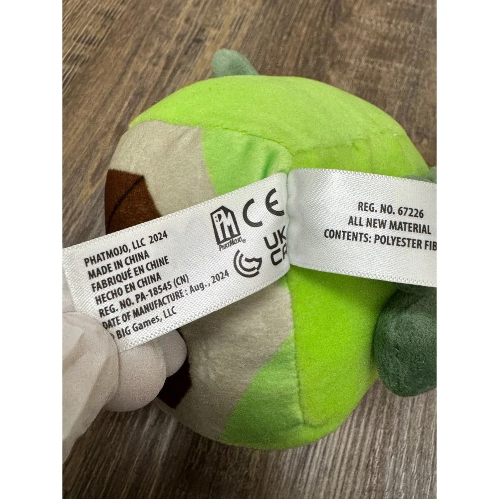 Pet Simulator‎ Turtle Plush Green Brown Cube Stuffed Animal Big Games PhatMojo